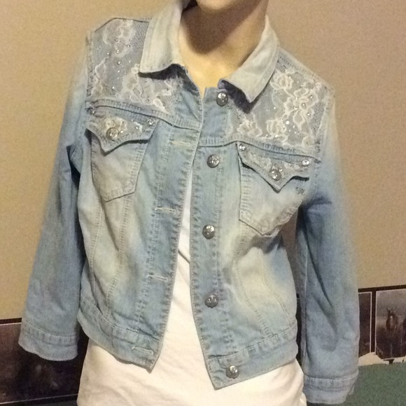 Miss Me Jackets & Blazers - Women's miss me jean jacket